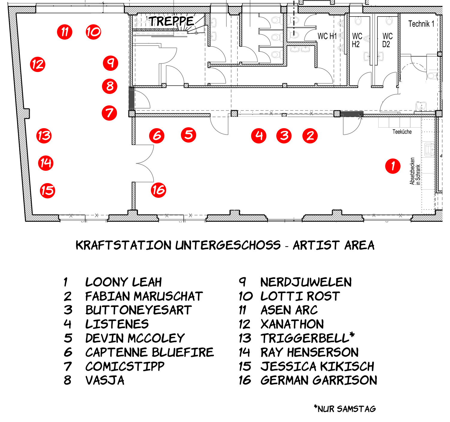 aussteller2025_unten Raumplan Aussteller Unten