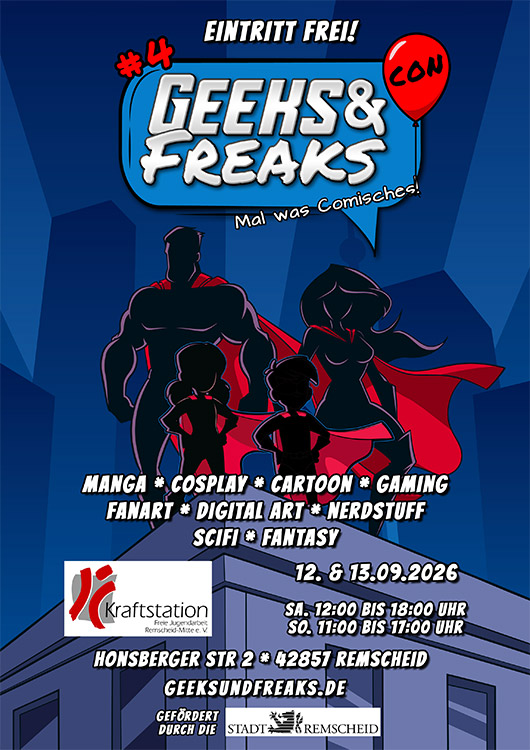 Poster Geeks und Freaks 2026