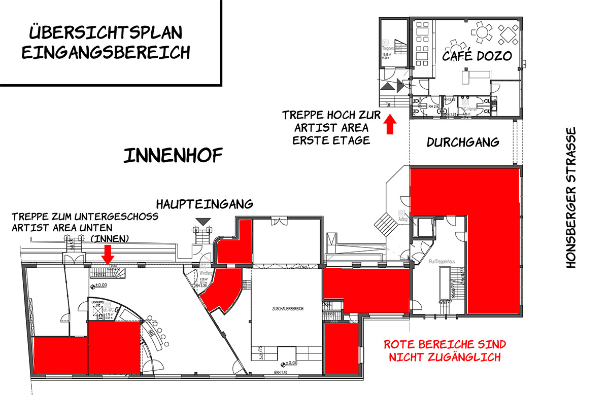 Übersichtsplan Eingangsbereich